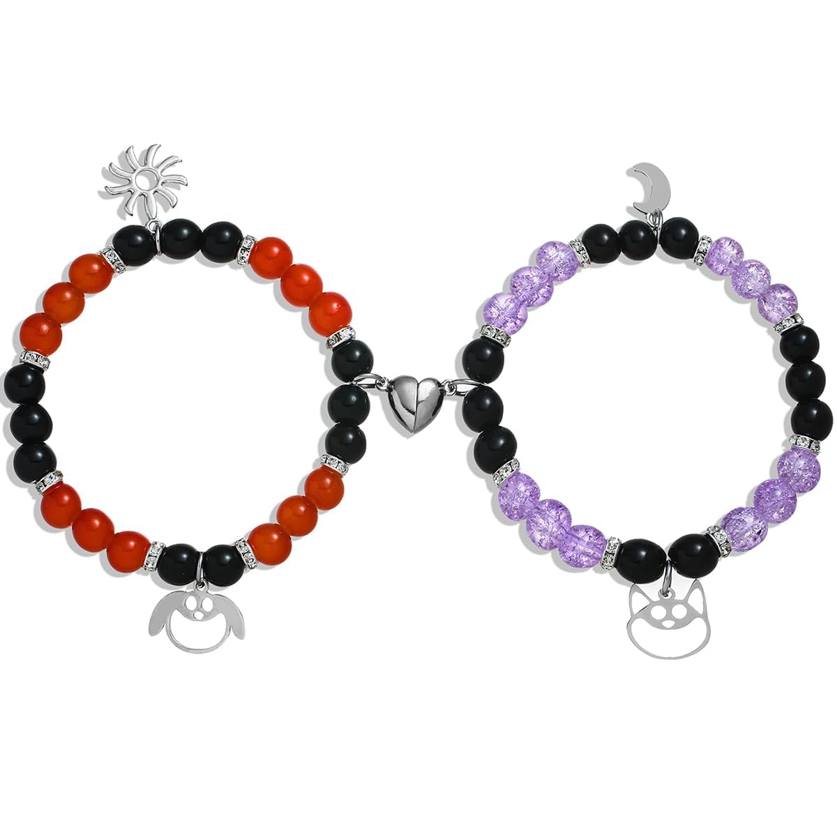 NALACALCatnap and Dogday Matching Bracelets - Hazbin Hotel Matching Bracelets - Smiling Critters Friendship Bracelets for Women, Men, Girls, and Kids