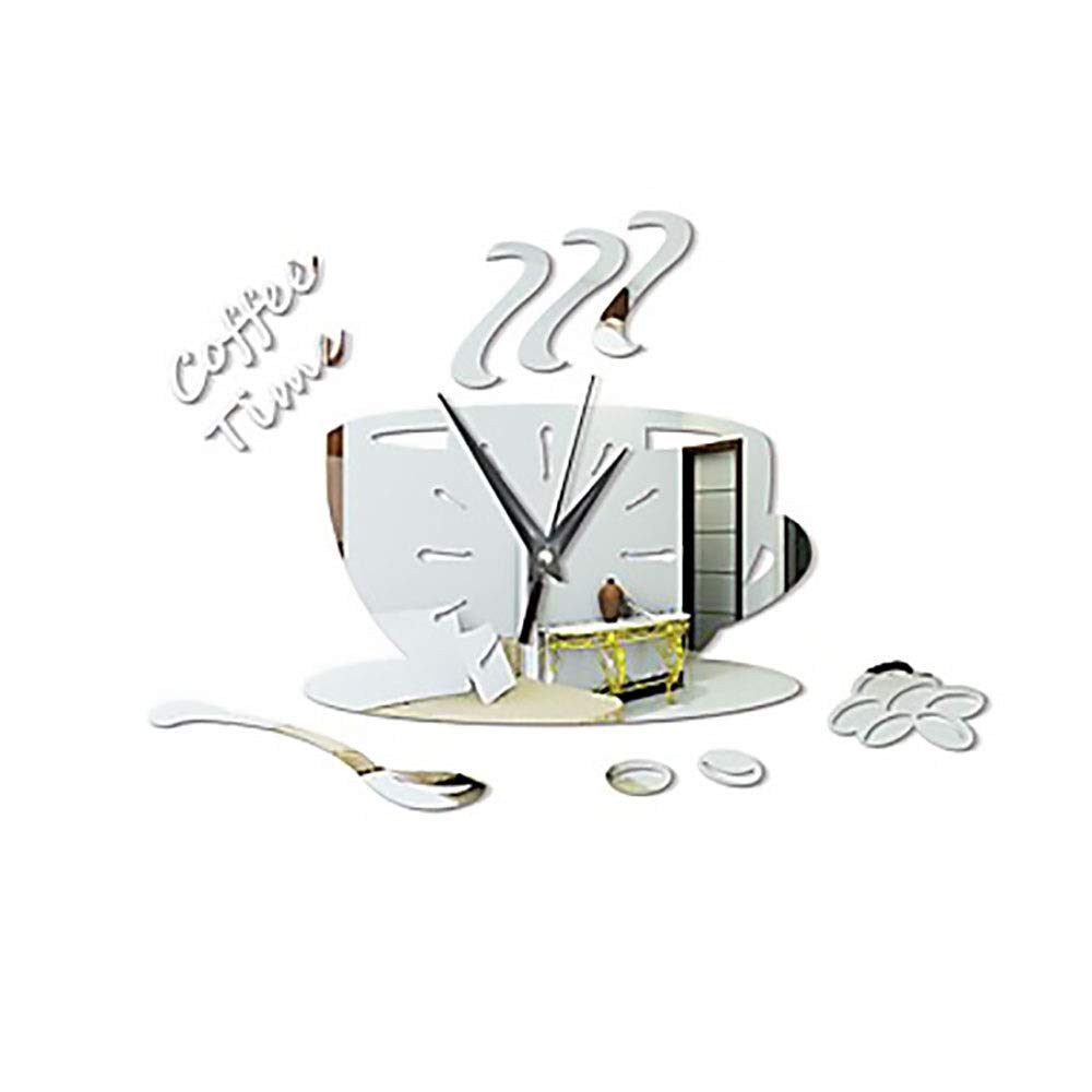 Horloge murale irrégulière en acrylique pour un salon chic et chambre moderne