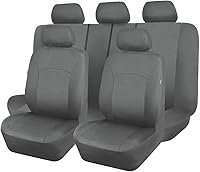 Vista 8 de Flying Banner Fundas de asiento de coche para asiento delantero y trasero, de poliéster, protectores de asiento de automóvil, fácil instalación