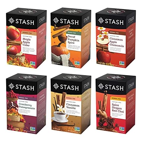 Stash Tea Fall for Autumn 6 Flavor Tea Sampler Cover