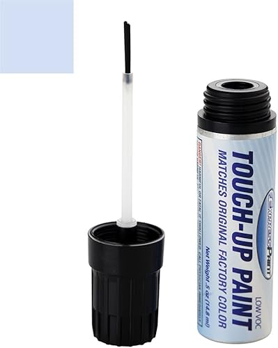 Miniatura 2 de ColorRite Tarro de media onza para Mazda 5 pintura de retoque automotriz  Clear Water Blue Pearl Clearcoat 40B  Paquete todo incluido