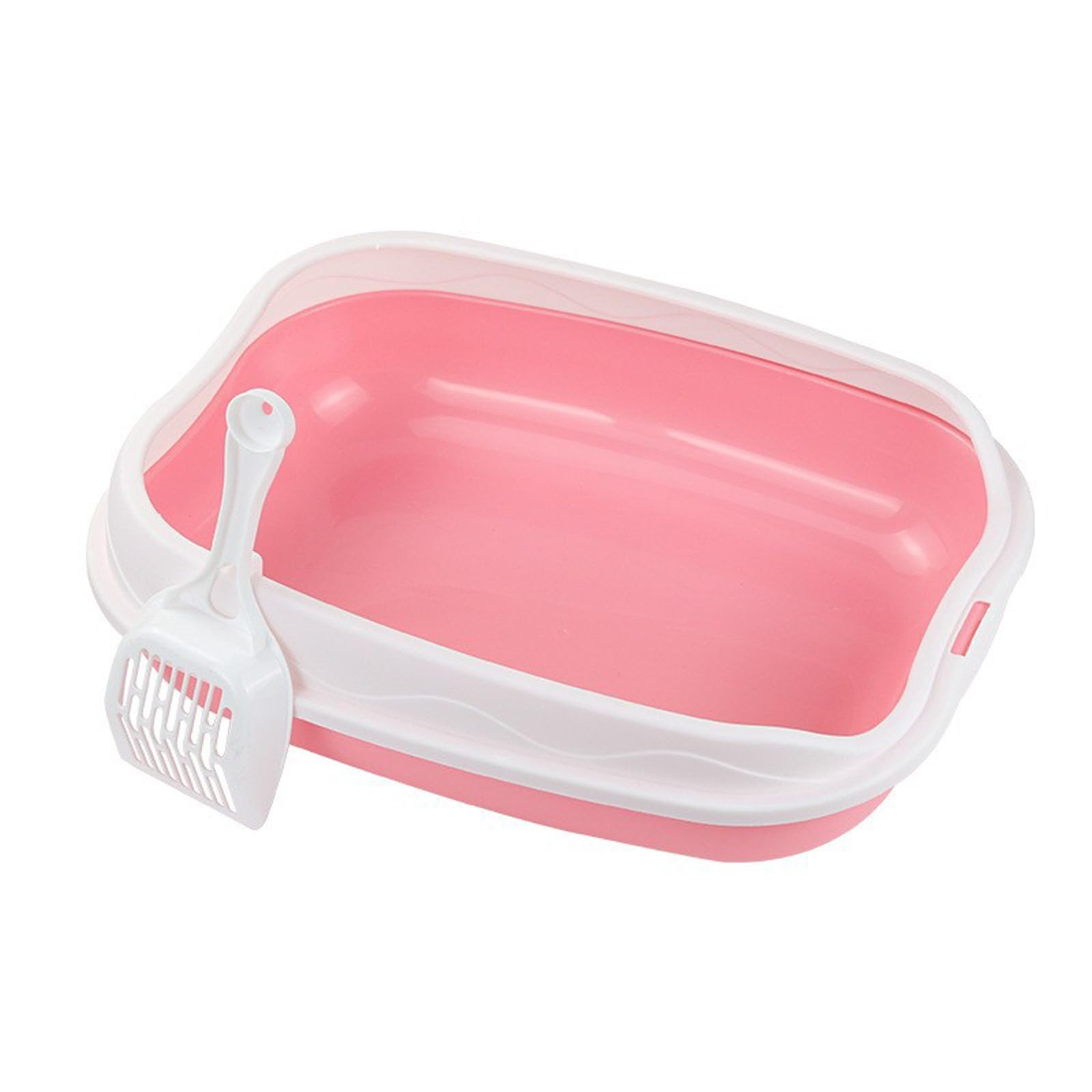 Generisch 2026 Large Cat Litter Tray with High Sides, Closed Privacy Cover, Top Entry, Odour Control, Non-Stick Underside, for House Cats (39 x 31 x 10 cm)
