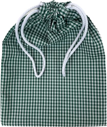 beybi Snacktasche mit Seilen für Kinderzimmer (Vichy Verde)