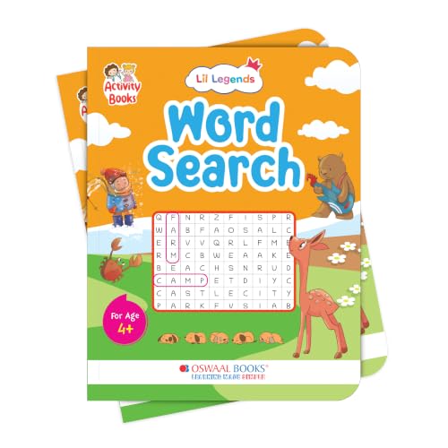 Image of Oswaal Lil Legends Word Search Puzzle Book | Interactive Learning Activity Book | Fun and Educational, Puzzles | Boost Vocabulary, Spellings and Focus | Brain Games for Children | Age 4+ Years