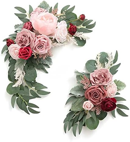 2 Stück Pfingstrosen-Girlanden - Künstliche Blumen Für Hochzeit & Deko