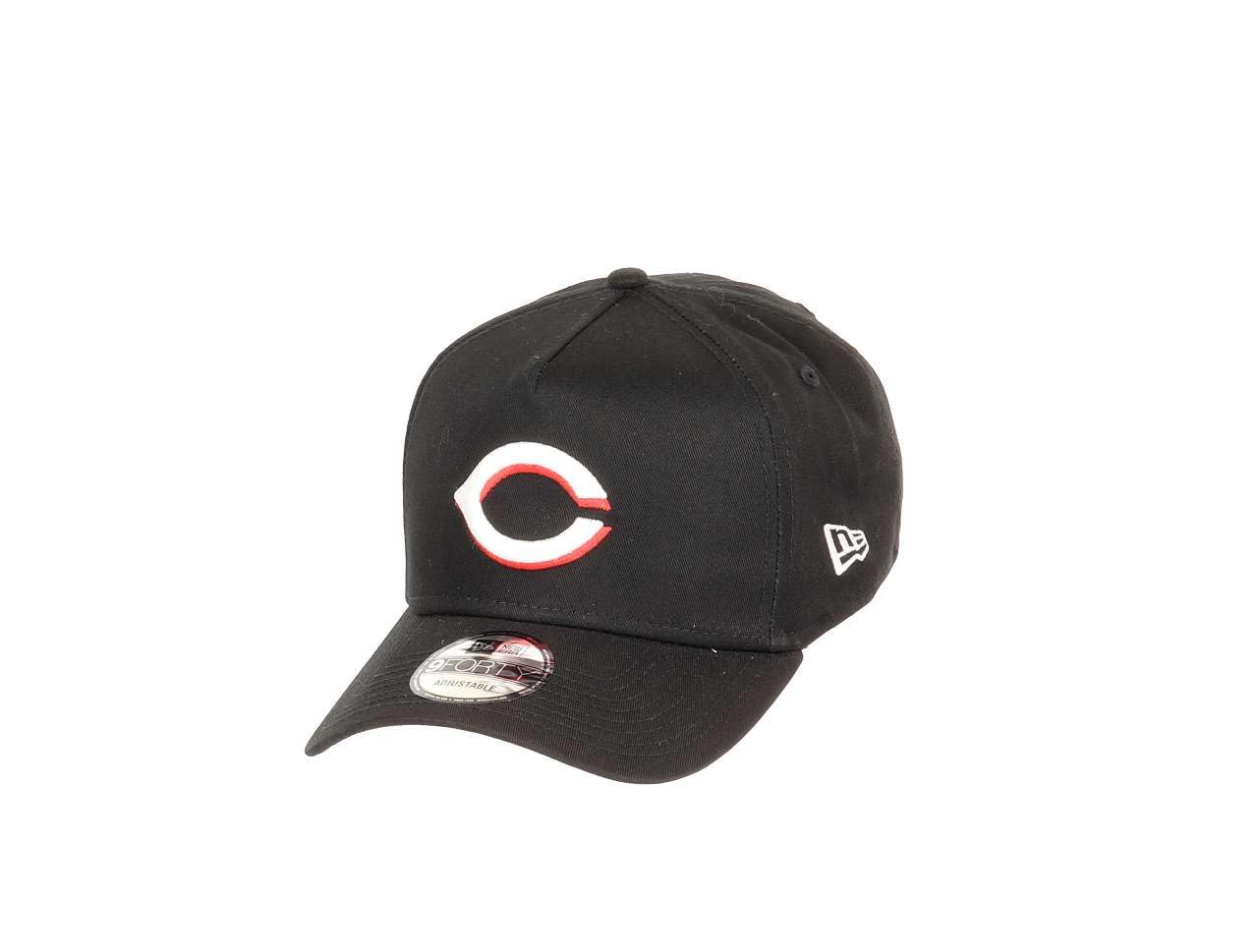 New Era Cincinnati Reds MLB Black 9Forty A-Frame Snapback Cap — image 1