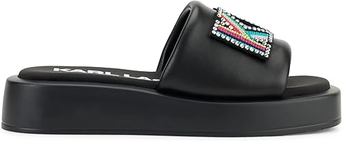 Miniatura 5 de KARL LAGERFELD Women's Opal Embellished Platform Sandal
