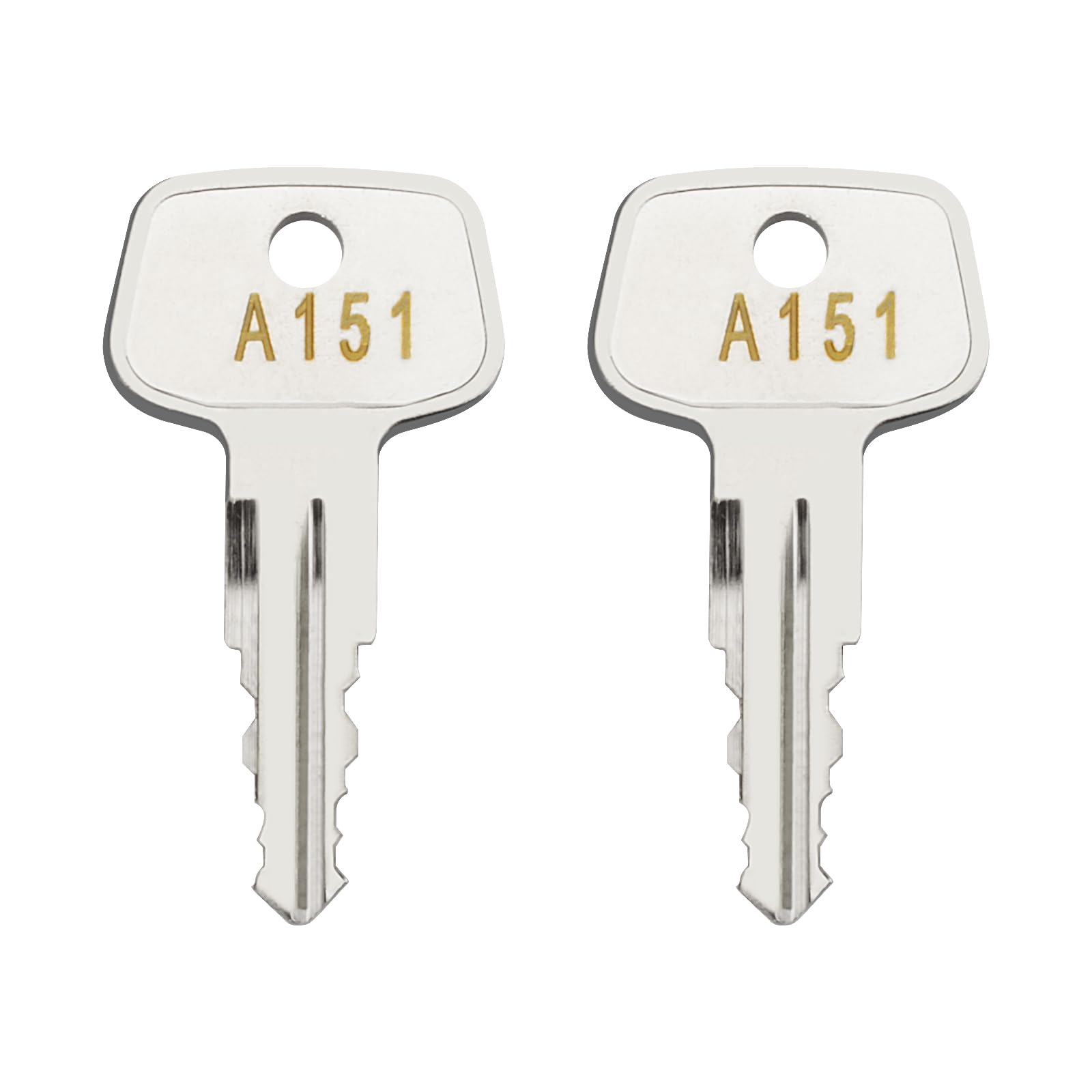 A151 SKS roof Rack Key,Replacement Key for Yakima SKS Ski, Roof, Carrier Racks,Cargo Box and Crossbars.(Code A151-2 pcs)