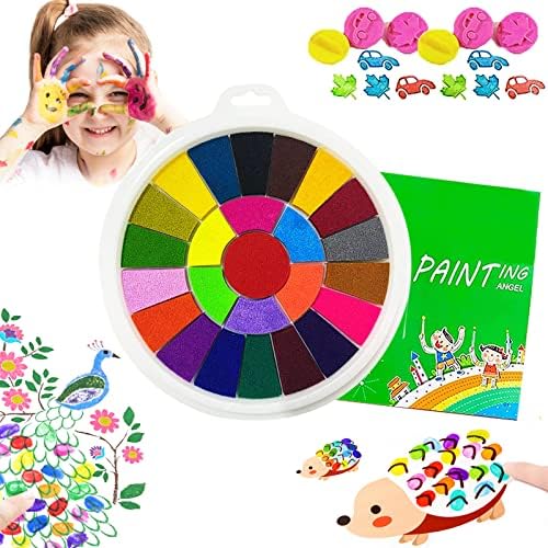 Funny Finger Painting Kit for Kids Washable Non Toxic