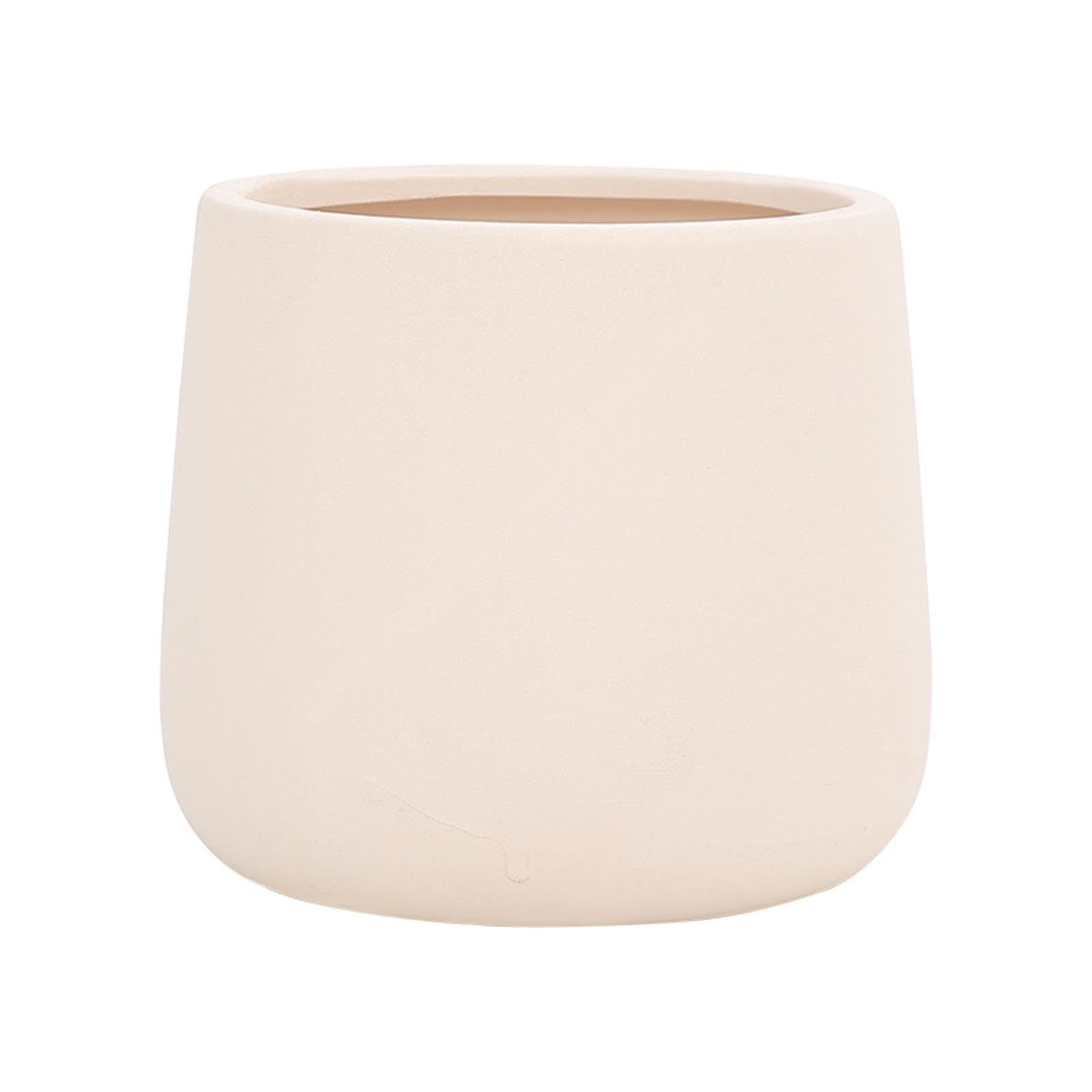 ESTINTENG Scandinavische stijl eenvoudige crème, kleurrijke en ademende succulente keramische pot, groene plant, ronde bal indoor bloempot-aarde