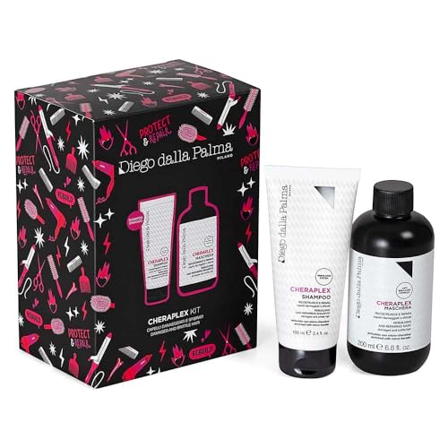 Diego Dalla Palma Cheraplex Kit - Shampoo Ricostruisce E Ripara 100 Ml + Maschera Ricostruisce E Ripara 200 Ml
