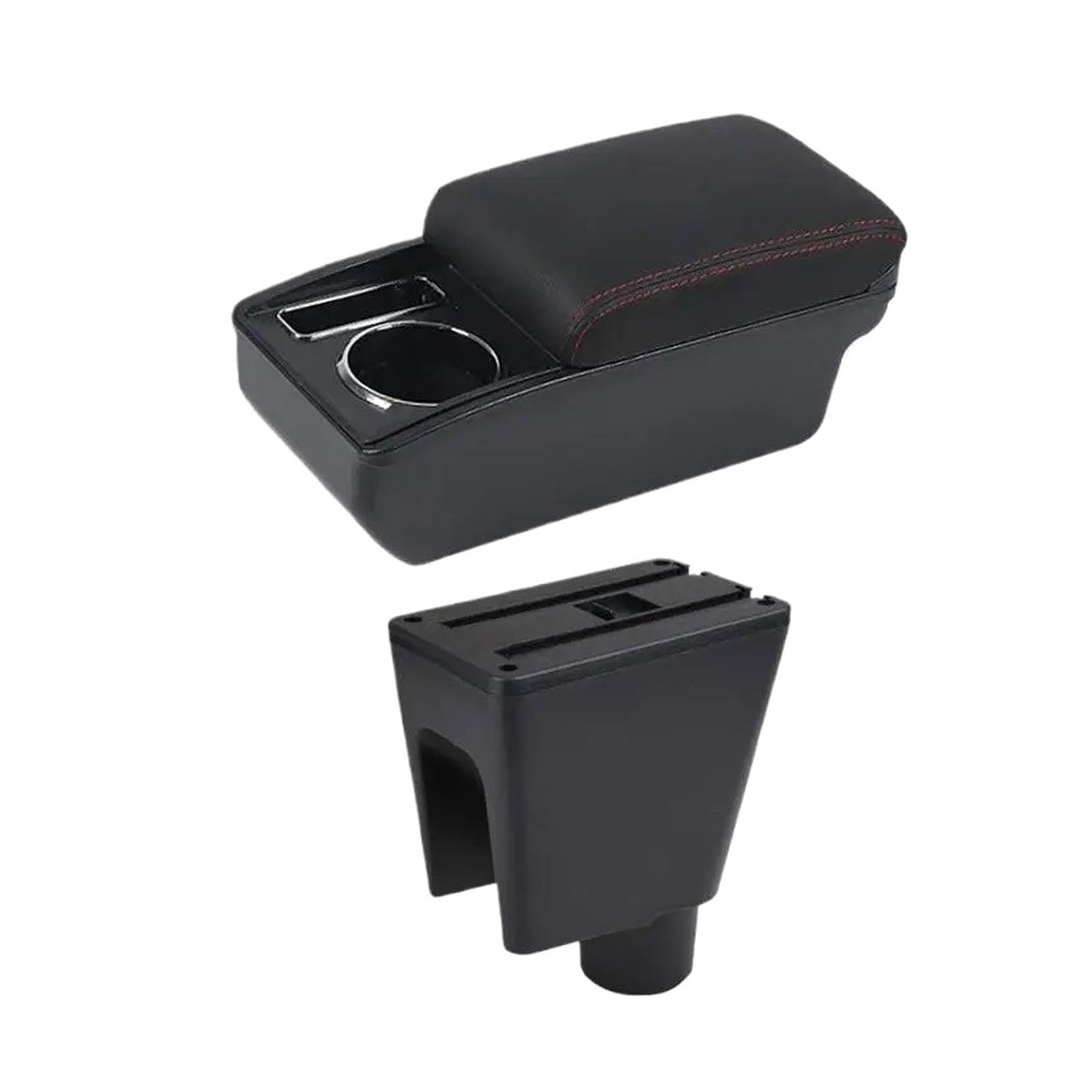 UMDJJU For Chevrolet For Spark 3 III For Aveo T200 Car Armrest Box For Arm Rest Center Console Storage Car Centre Console Armrest Box(C2 Red Line)