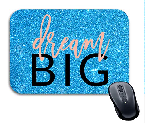 Image of Anti-Skid Mathematics Board Designer Gaming Mouse Pad for Laptops Desktop PC Gaming Wireless Mouse for Girls and Boys ((9.2 X 7.6 Inches) (Dream Big))