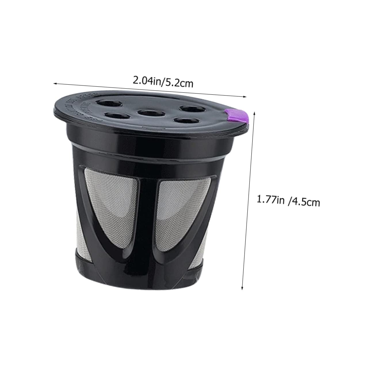 6piezas De Café Reutilizables Filtros De Café Recargables Para Máquina Accesorios Prácticos Diseño De De Inoxidable y Compatibilidad
