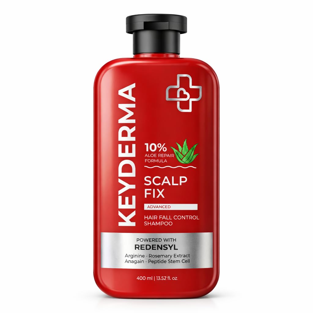 Scalpfix Advanced Hair Fall Control Shampoo with Redensyl, Rosemary Extract, Anagain & Peptide Stem Cell | Strengthening for Weak Hair Roots | Daily Use Hair Care Shampoo for Men & Women | 400 ml-image-4