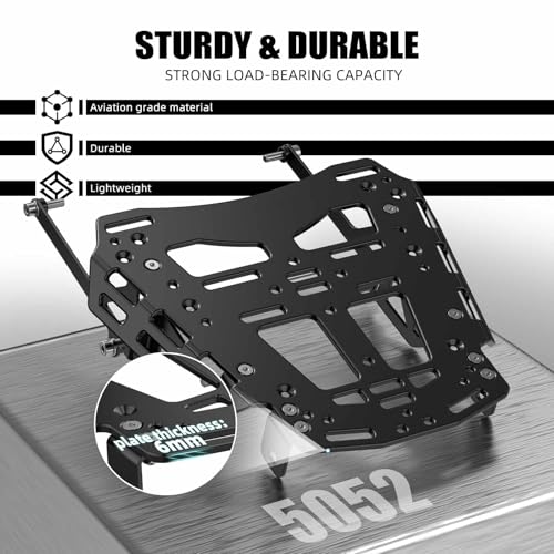 Porte-Bagages Arrière pour Suzuki DR650 Structure Renforcée Haute Résistance - 5