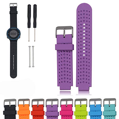 Para Garmin Forerunner Serie Watch Banda de Reemplazo, iFeeker Air Hole Soft Correa de silicona Correa de reloj de repuesto para Garmin Forerunner 220/230/235/630/620/735XT