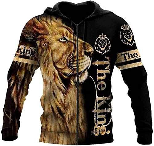 Sweat zippé Le Roi Lion XXXXL : finis les vêtements trop serrés et inconfortables