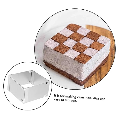 RORPOIR Diy Baking Cake Ring Stainless Steel Mousse Cutter 3.5 Inch Non-stick Design Random Style