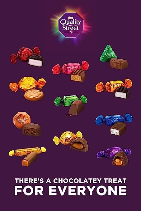 Nestle Quality Street Tin Extra Large, 900 gram Can