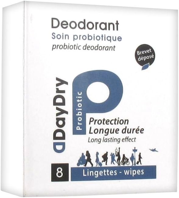 DayDry Probiotic Deodorant 8 Wipes