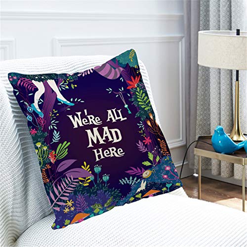 We're All Mad Here Pillow Covers - Image 5