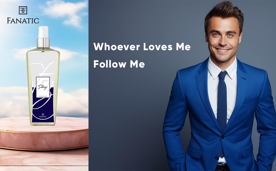 Image of Fanatic Story French 80 Ml Unisex Perfume & Body Mist Spray 250 Ml - Luxury Long Lasting EDP Fragrance with Fragrance Mist, Eau De Parfum Travel Friendly Perfume Gift for Men & Women