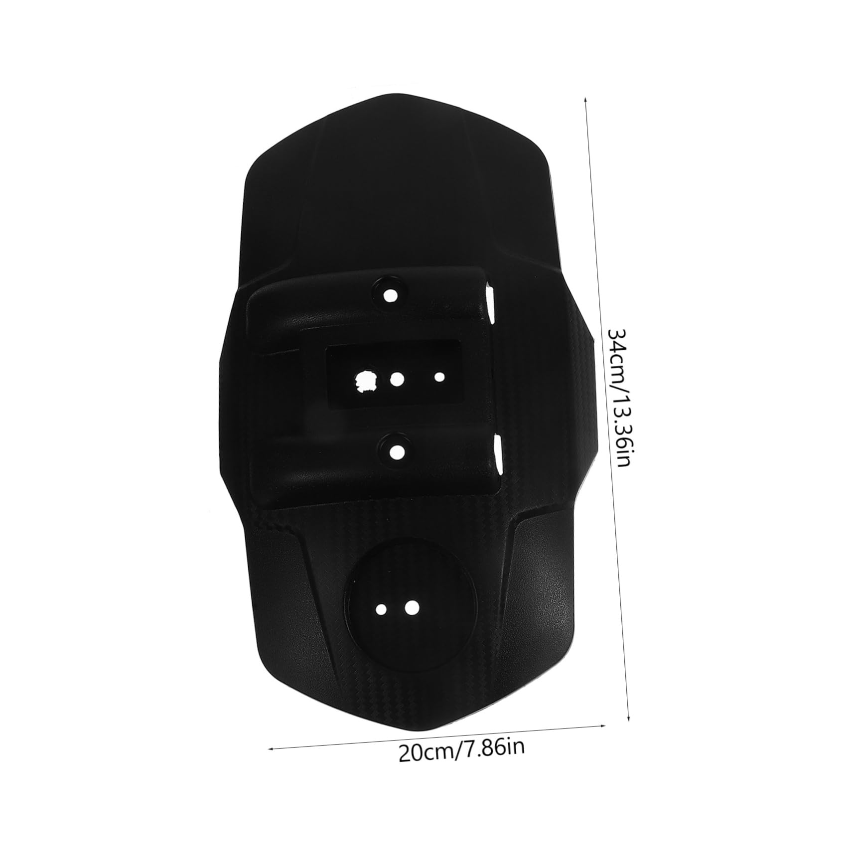 Parafango Moto di Ricambio Stili Multipli Nero in Plastica