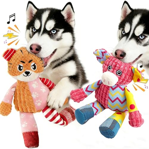 Swooflia 2 Packs de Juguetes Sonoros para Perros