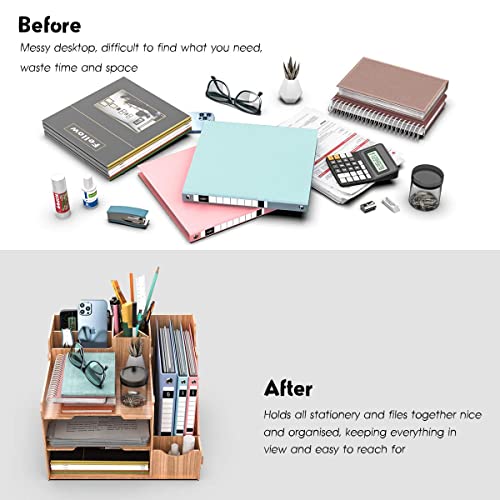 jopoo-Porta-Documenti-Ufficio-Scrivania-Organizer-Scrivania-ufficio-Organizer-Documenti-Portadocumenti-da-Scrivania