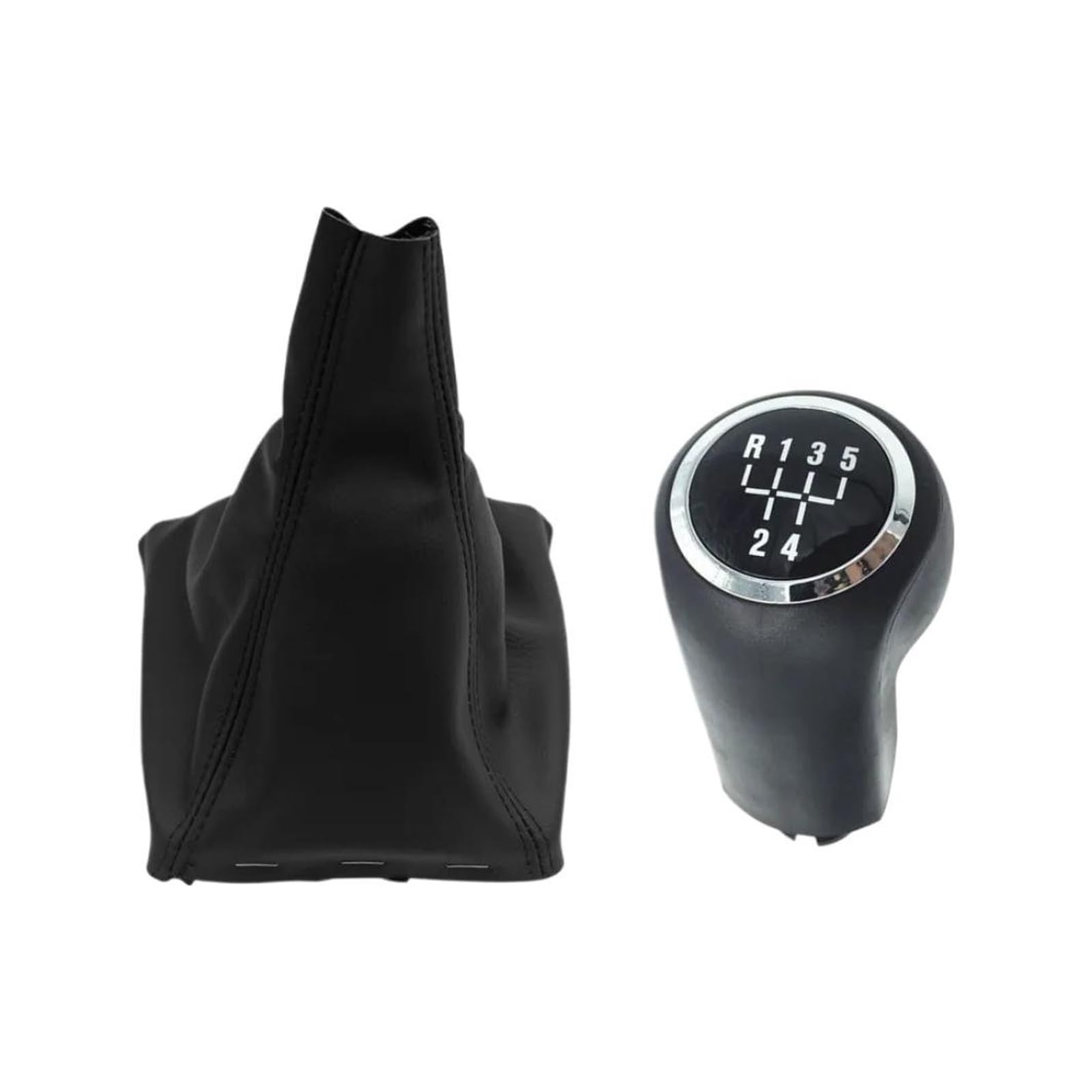 Htvtkrfgrl 5 Speed 1 Set Gear Stick Knob For Opel For Vauxhall Zafira B 2005-2014 Black Upgrade