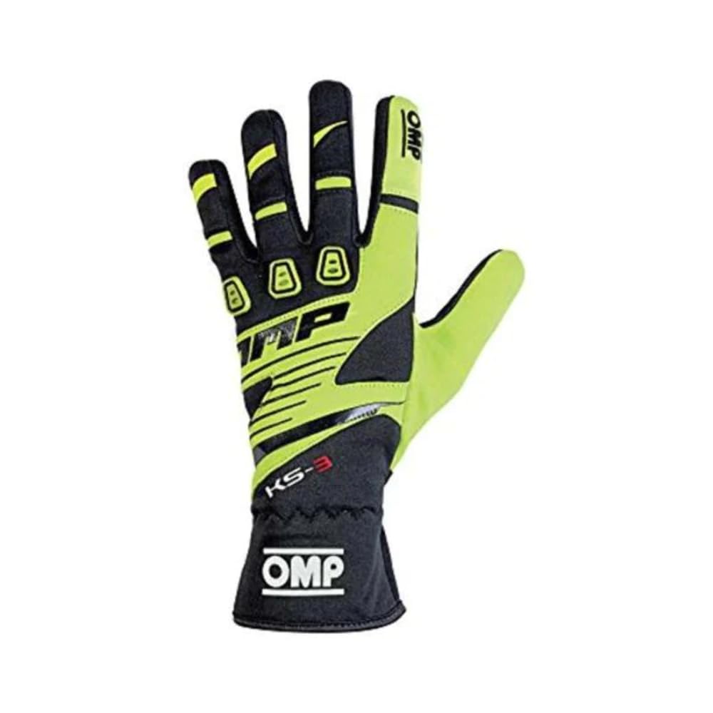 OMP KK02748178XL Kart-Handschuhe – Polyester, Mit Silikon-Grip, Bedruckt, Für Kartsport