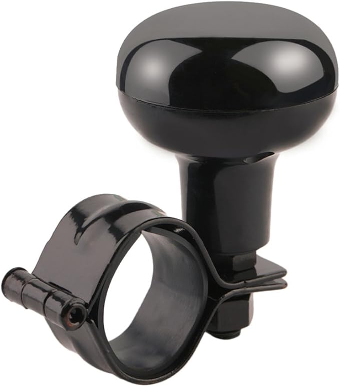 WINOMO Steering Wheel Spinner Black Steering Wheel knob Auxiliary
