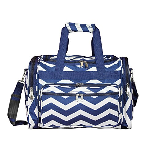 World Traveler Chevron, Navy White Chev, 16-inch