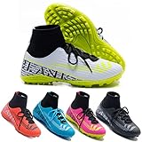 Chuteira Society Botinha Blank Star Azul Cano Alto com Solado Costurado (br_footwear_size_system, adult, numeric, numeric_35)