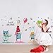 Produktbild Happy Animal Friends Wandaufkleber Cartoon Tapete für Baby Schlafzimmer Kinder Abziehbild Diy Kleber PVC Dekoration Kunst Poster