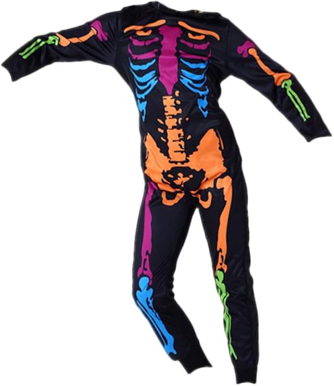 KESYOO Halloween Skeleton Costume Kids Bones Costume Halloween Children