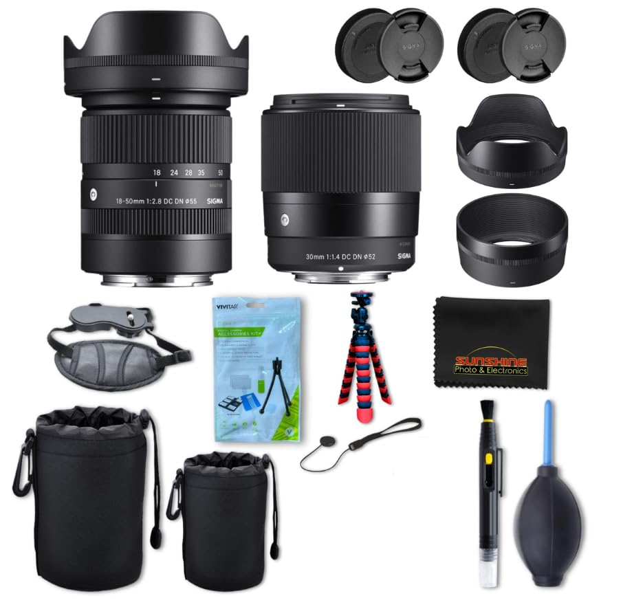 Amazon.com : Sigma 18-50mm f2.8 + Sigma 30mm f1.4 DC DN