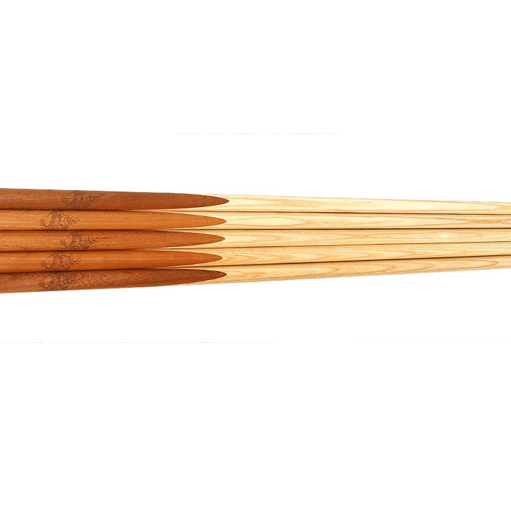 YRU 2pcs 57" Stecca Snooker, 145cm Frassino A Mano 18 Once Stecca da Biliardo 10mm Punta Piscina Biliardo Bastone