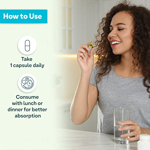 Oziva Plant Based 100% Natural Vitamin E + Aloe Vera + Argan Oil For Glowing Skin & Stronger Hair, 30 Veg Capsules, Non Gmo #TOP2