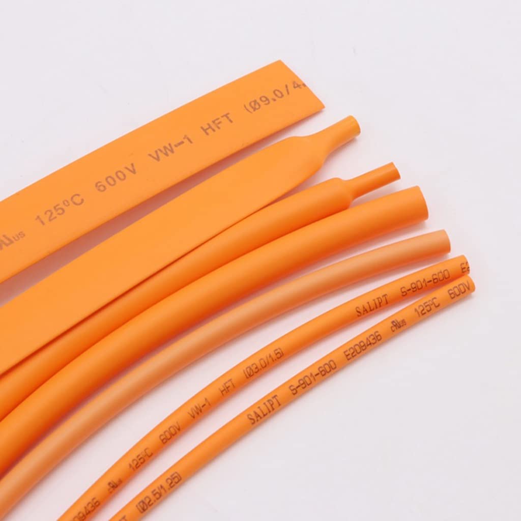 Tubo termorretráctil, Tubo termocontraíble 2:1, envoltura de alambre tubo, surtido marino automotriz for cables, 1m, 1 Uds(4mm)