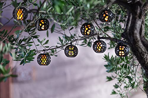 Dehner Solar-Glühbirnen 5er Set – 10 X 17 Cm, Transparentes Glas, Bis Zu 6 Stunden Leuchtdauer, Wetterfest & Einfach Zu Befestigen – Für Garten, Balkon & Terrasse