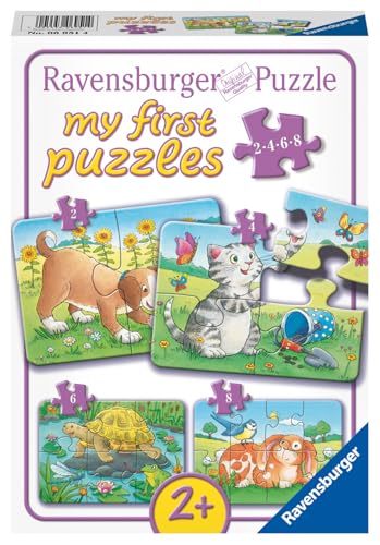 Ravensburger Kinderpuzzle - 06951 Niedliche Haustiere - My First Puzzle mit...