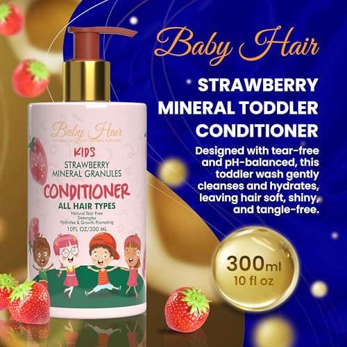 Image of Baby Hair Kids: Vegan Strawberry & Mineral Granules Conditioner
