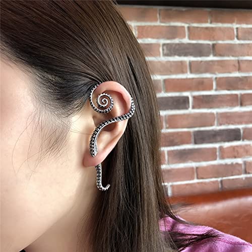 Boucles D'oreilles En Argent Sterling 925 Tentacule Dé Pieuvre (s