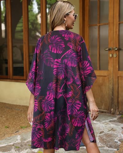 Image of Swimsuit Coverups for Women Sarong Beach Bikini Wrap Sheer Short Skirt Chiffon Scarf for Swimwear