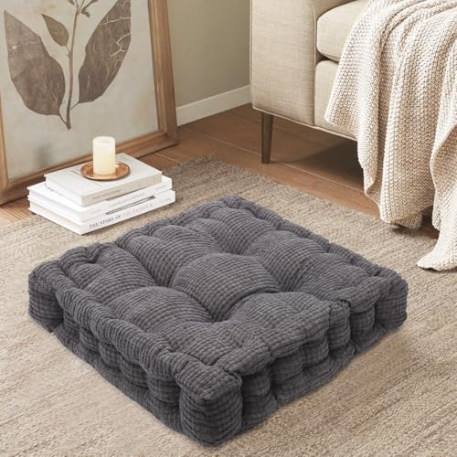 Juego de 2 cojines de silla acolchados para asiento exterior e interior 7