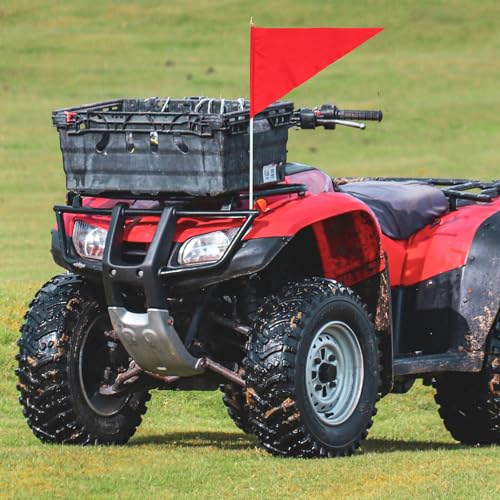 Mástil para bandera triangular de moto que soluciona la falta de visibilidad 7