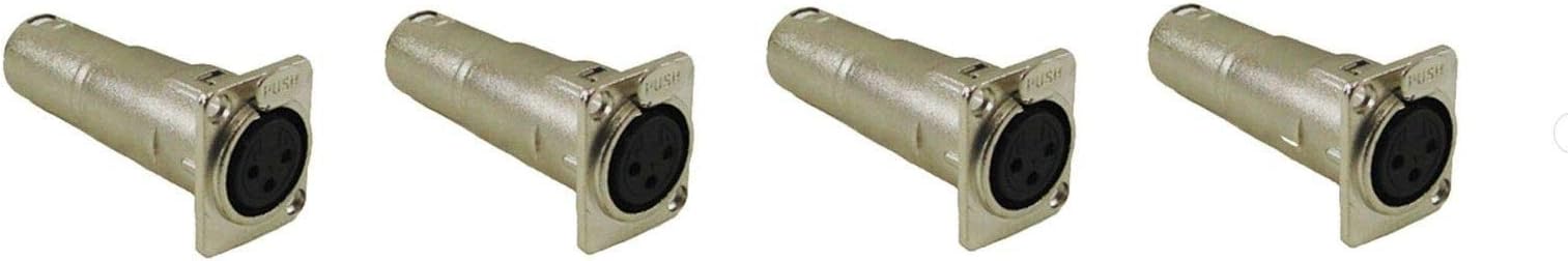 ProCraft 4 SVP576-2 XLR Converter Female to Male Feed/Pass Thru Adapter Jack