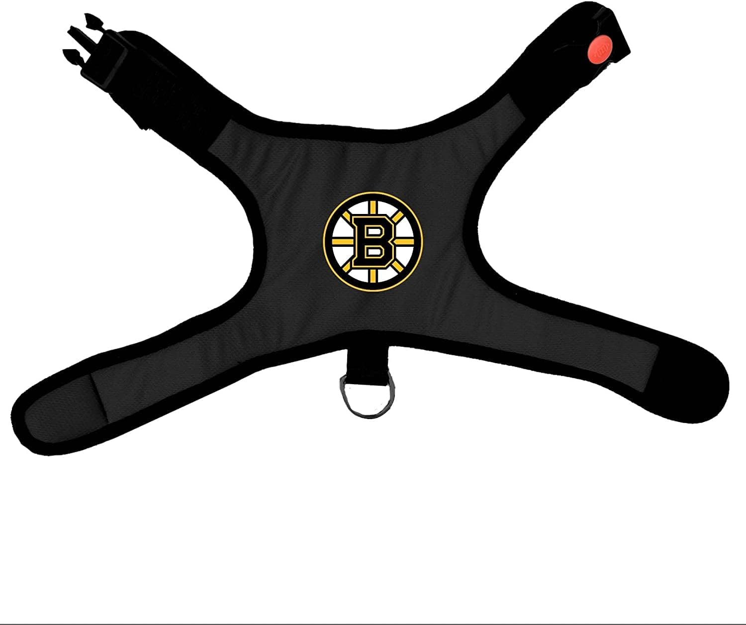 Boston Bruins Dog Cat Vest Harness Premium Padded with Safety Lock (Medium)